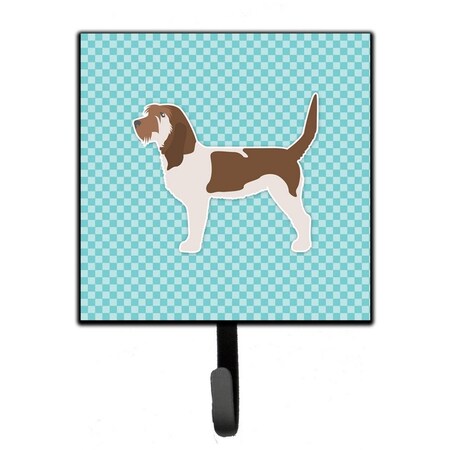 Carolines Treasures Grand Basset Griffon Vendeen Checkerboard Blue Leash or Key Holder BB3690SH4